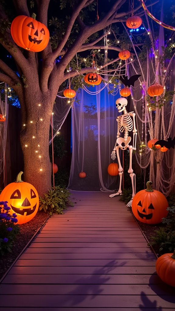 spooky halloween photo backdrop