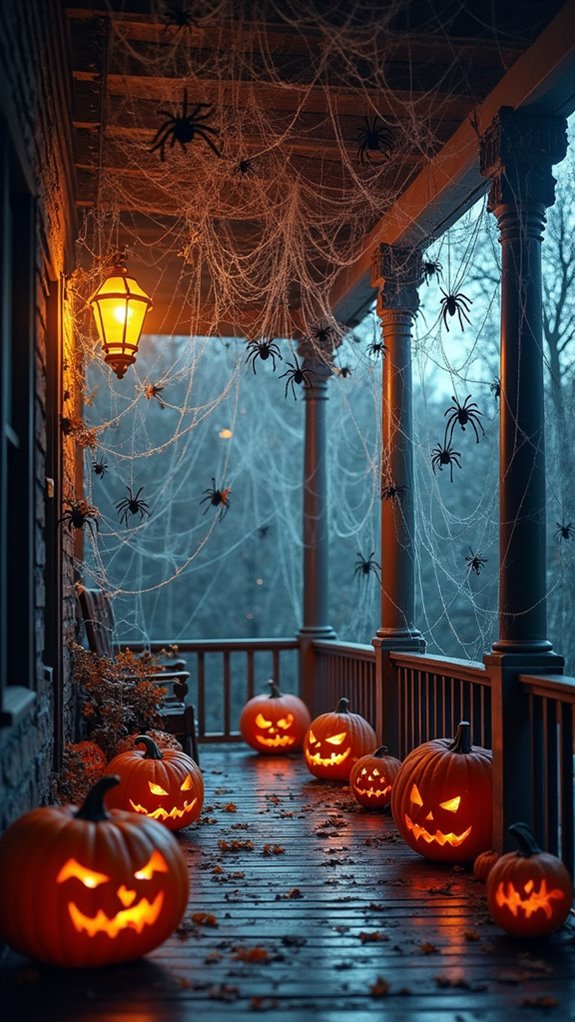 spooky halloween porch decorations
