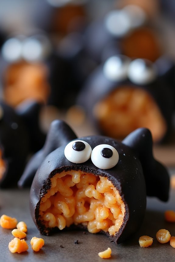 spooky halloween rice treats