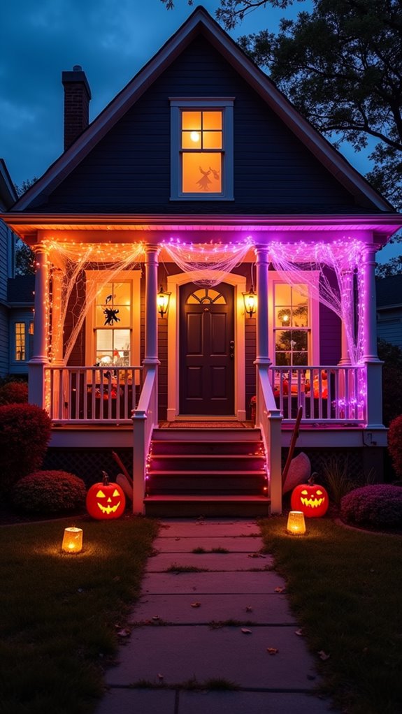 spooky halloween string lights