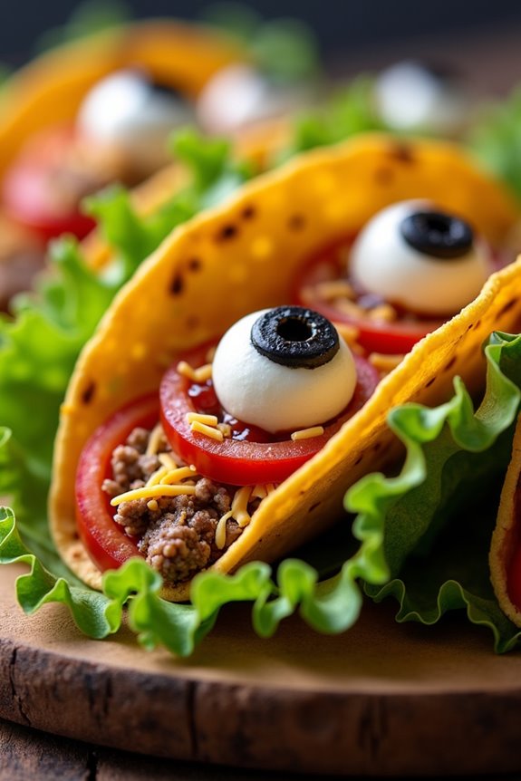 spooky halloween taco delight