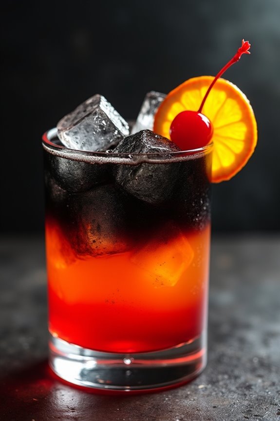 spooky halloween tequila cocktail
