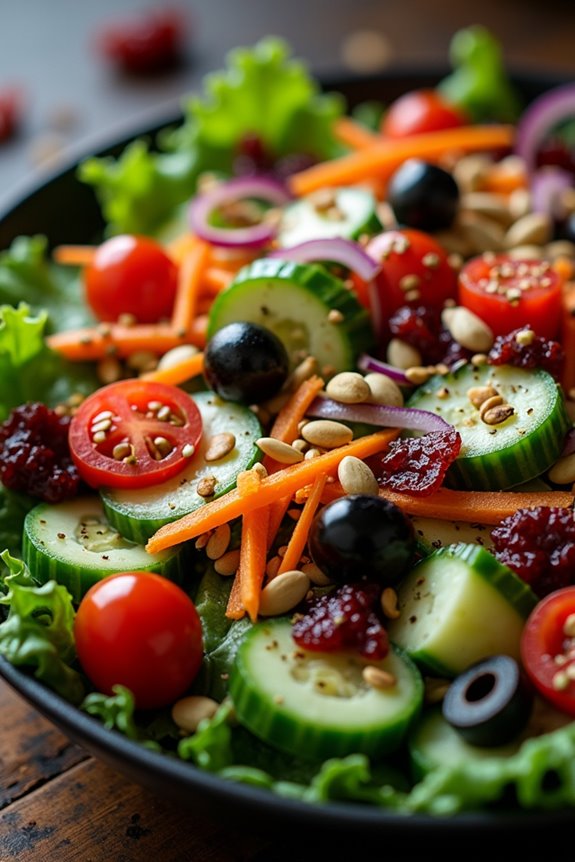 spooky halloween themed salad recipe