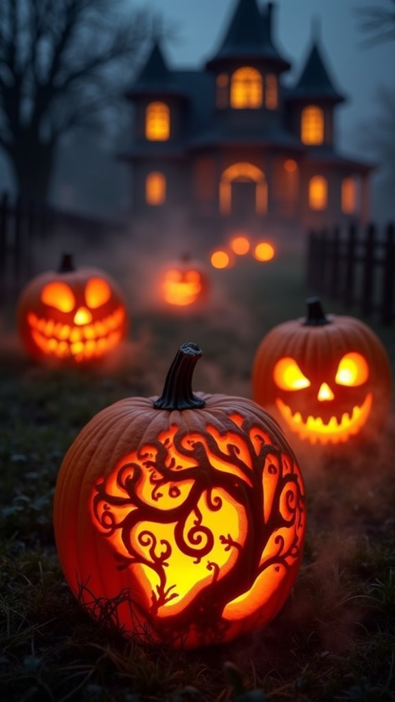 spooky haunted house design