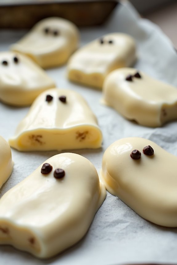spooky healthy banana treats
