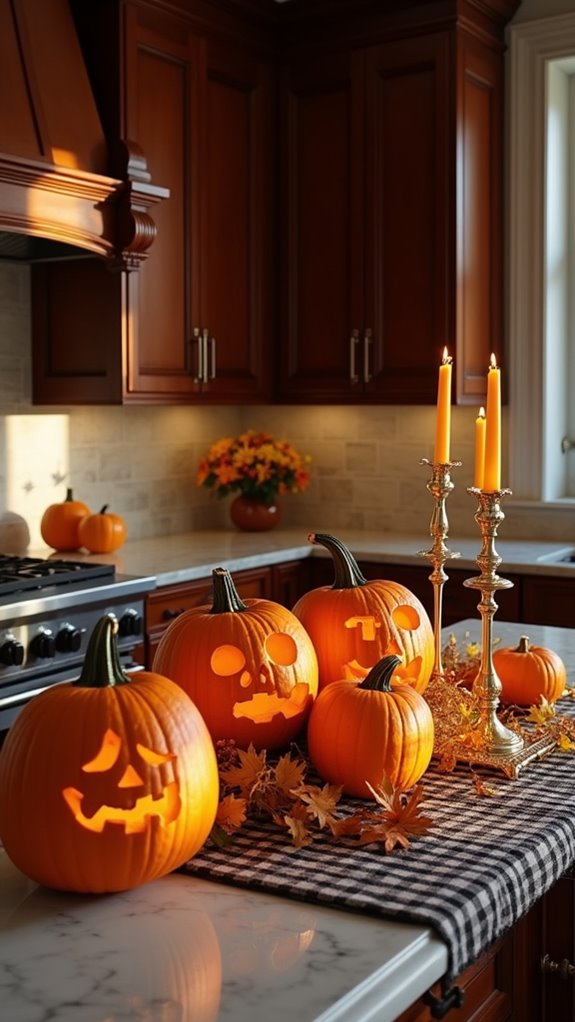 spooky kitchen halloween decor