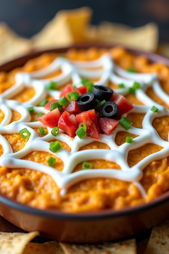 spooky layered dip recipe