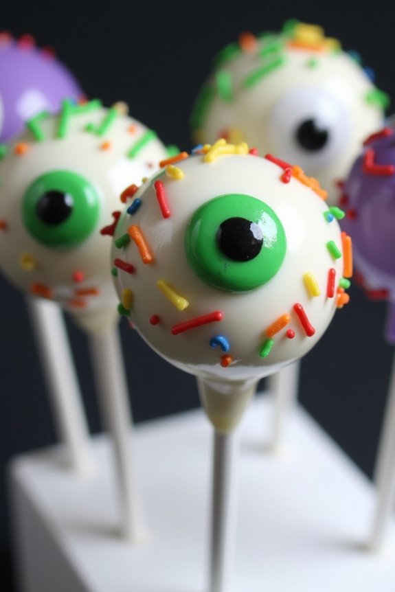 spooky monster eyeball treats