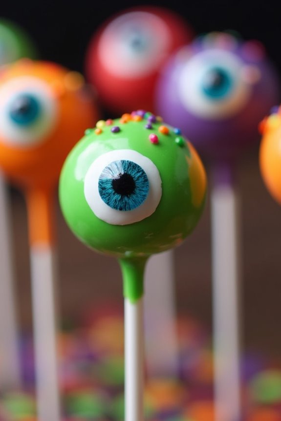 spooky monster eyeball treats