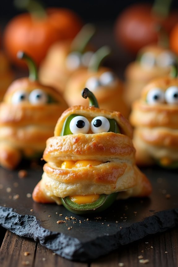 spooky mummy jalape o poppers