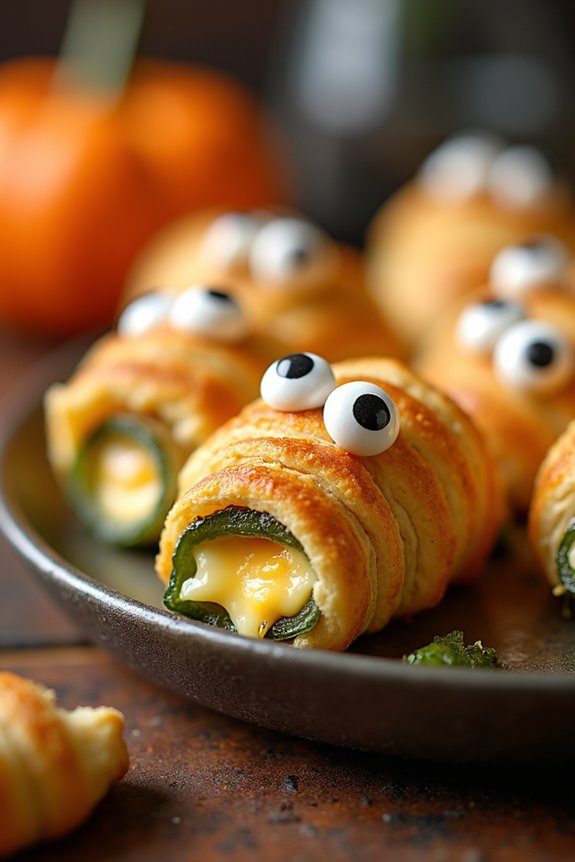 spooky mummy jalape o poppers