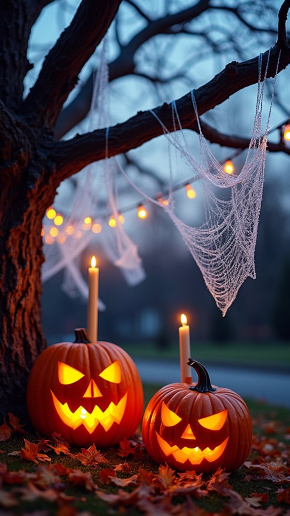 spooky outdoor halloween decor