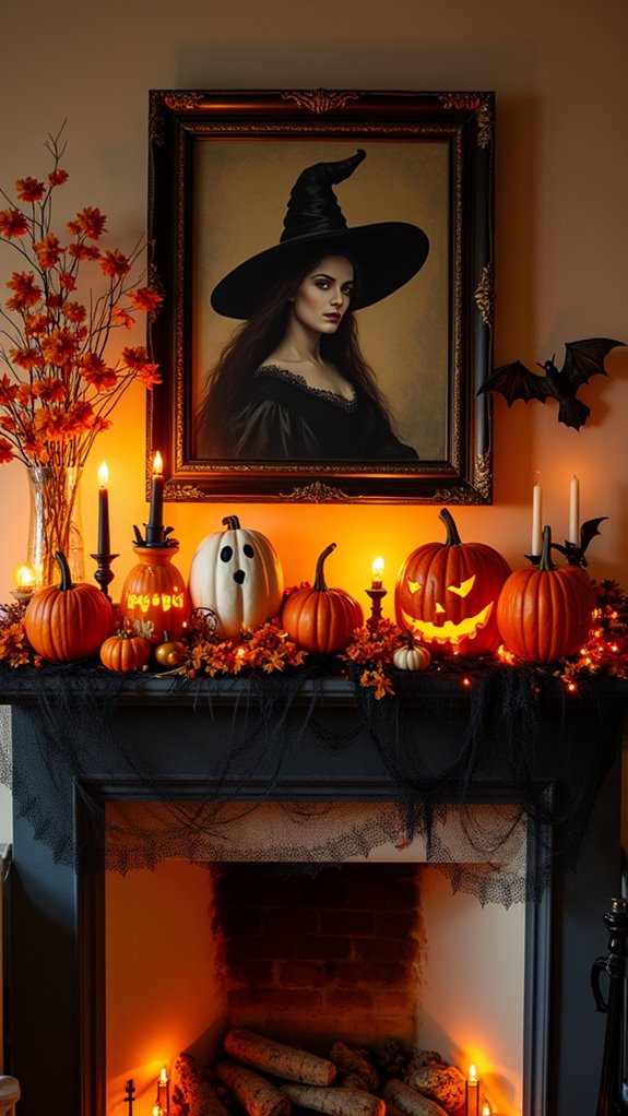 spooky prints enhance decor