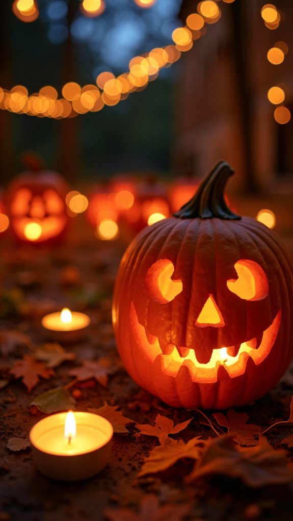 spooky pumpkin lantern decorations
