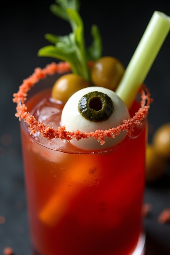 spooky savory cocktail delight