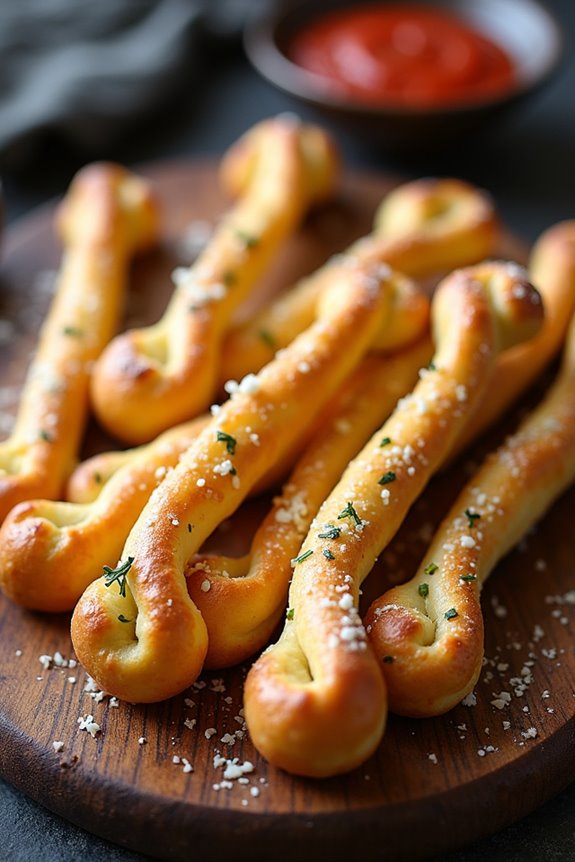 spooky skeleton bone breadsticks