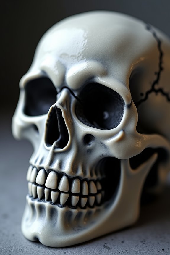 spooky skull cake recipe