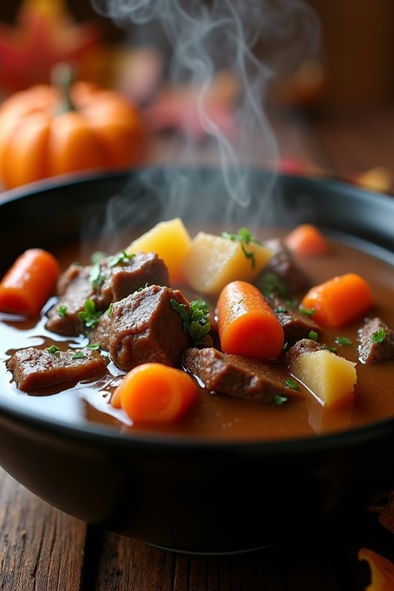 spooky slow cooked beef stew