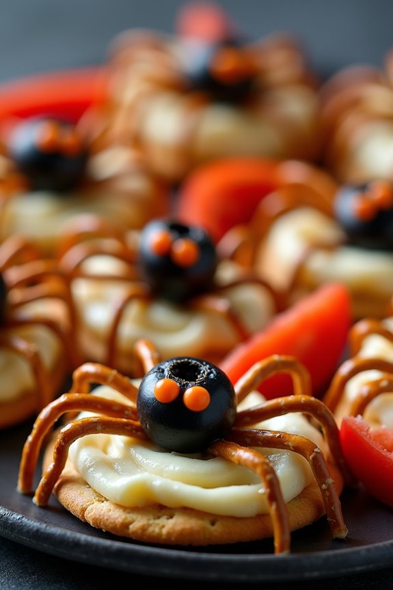 spooky spider halloween snacks