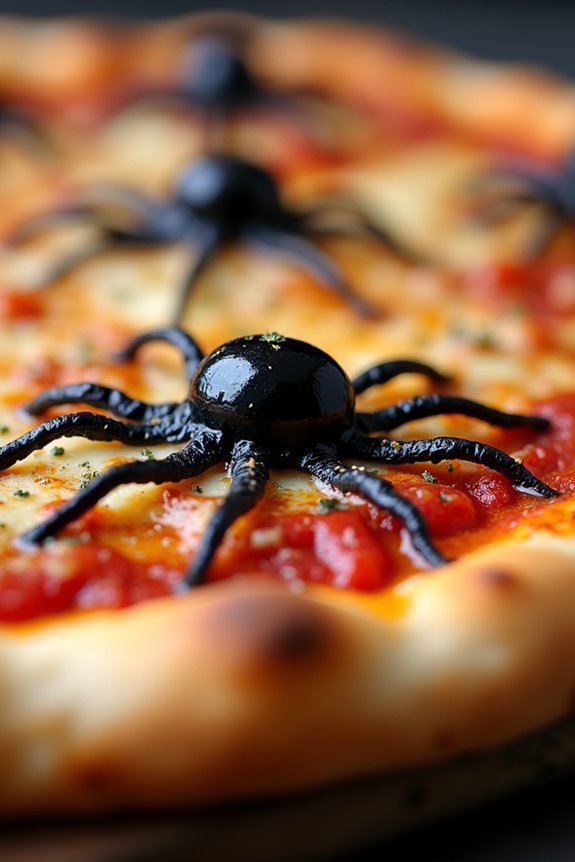 spooky spider pizza recipe