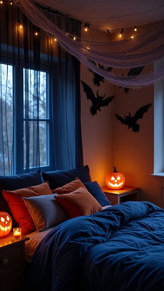 spooky starry night canopy