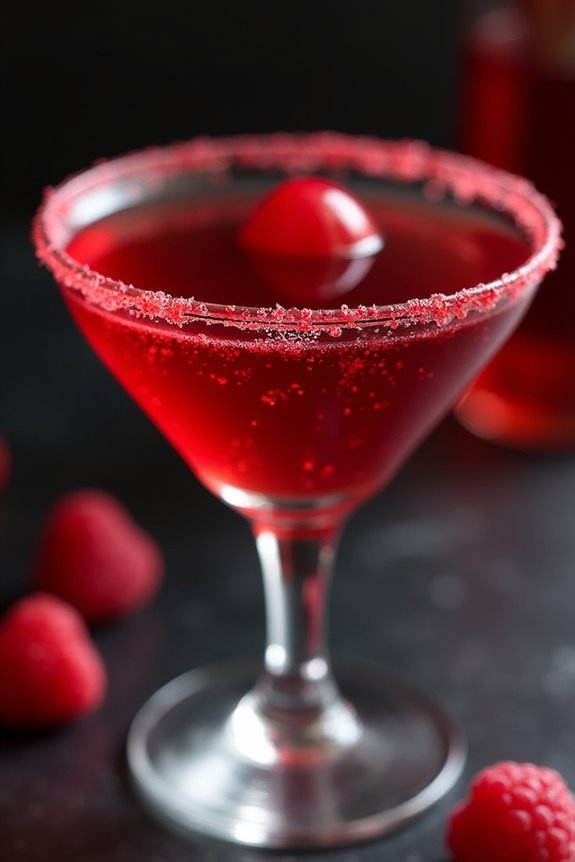 spooky sweet halloween cocktail