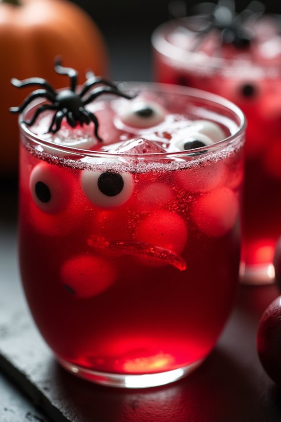 spooky vampire s blood punch
