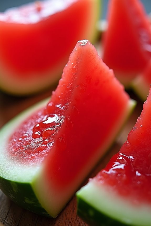 spooky watermelon jello shots