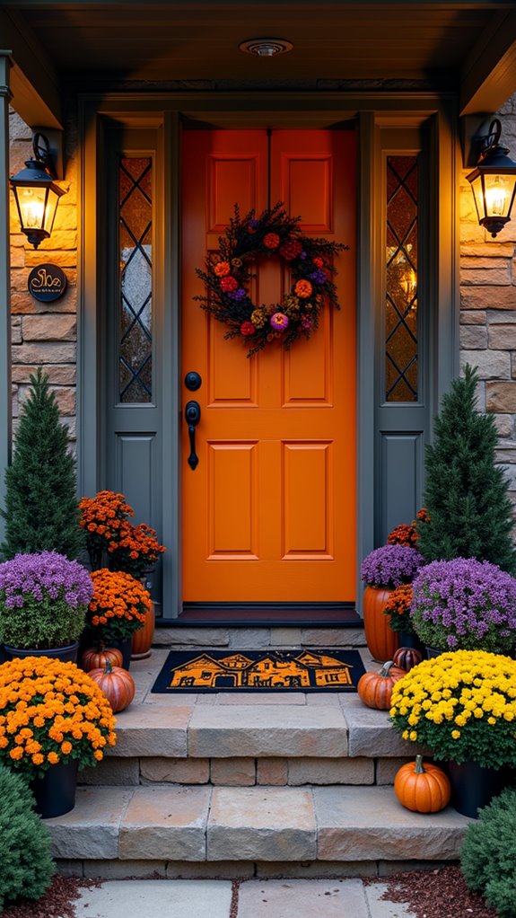 spooky welcome mat charm