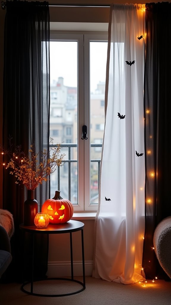 spooky window decor ideas
