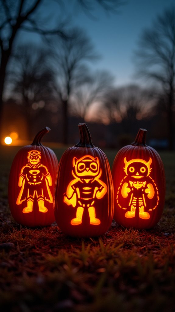superhero pumpkin carving fun