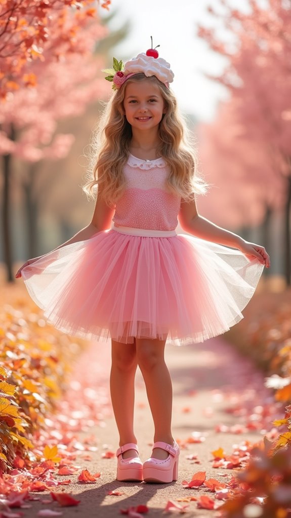 sweet playful milkshake costume