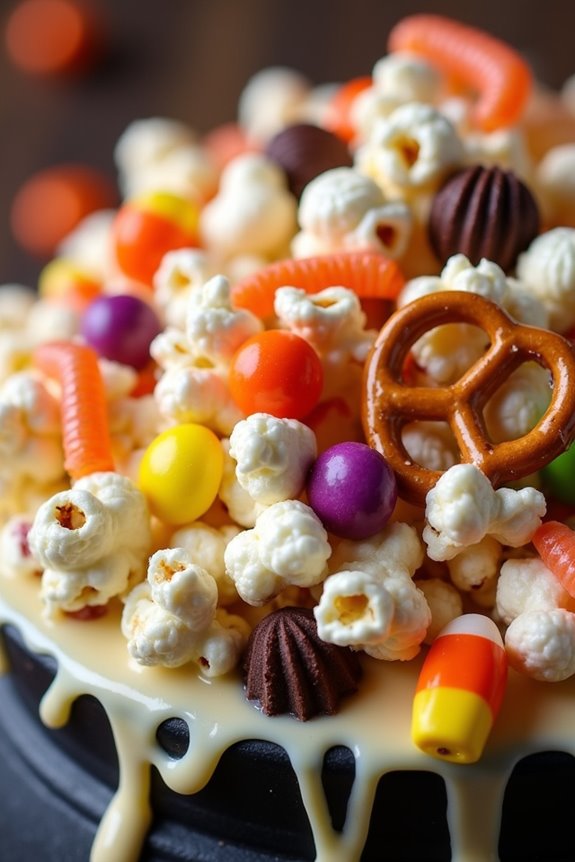 sweet salty halloween snack
