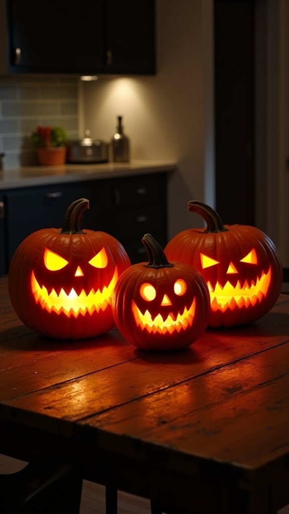 terrifying jack o lantern fangs