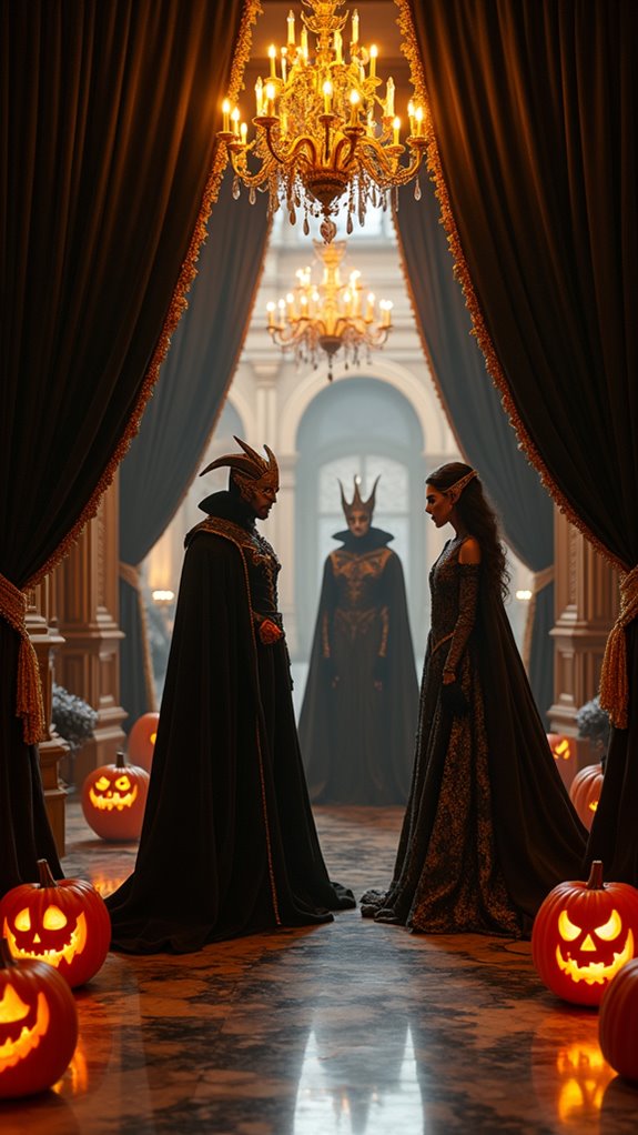 timeless halloween masquerade elegance