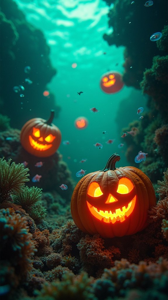 underwater themed halloween lanterns