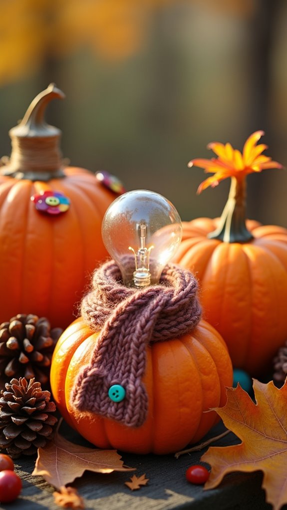 upcycled pumpkin decor ideas