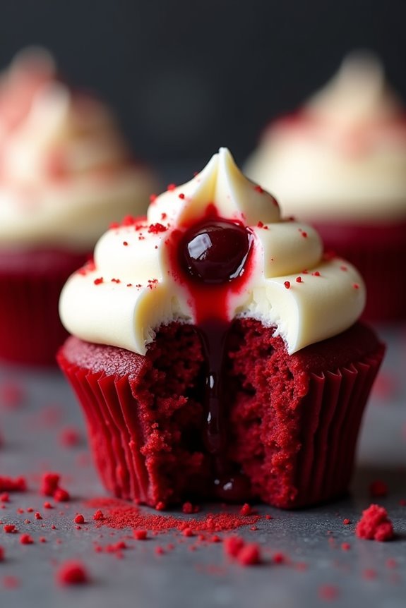 vampire bite cupcake recipe