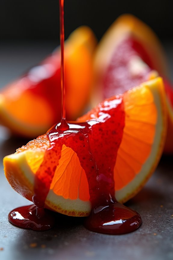 vampire themed healthy orange snacks