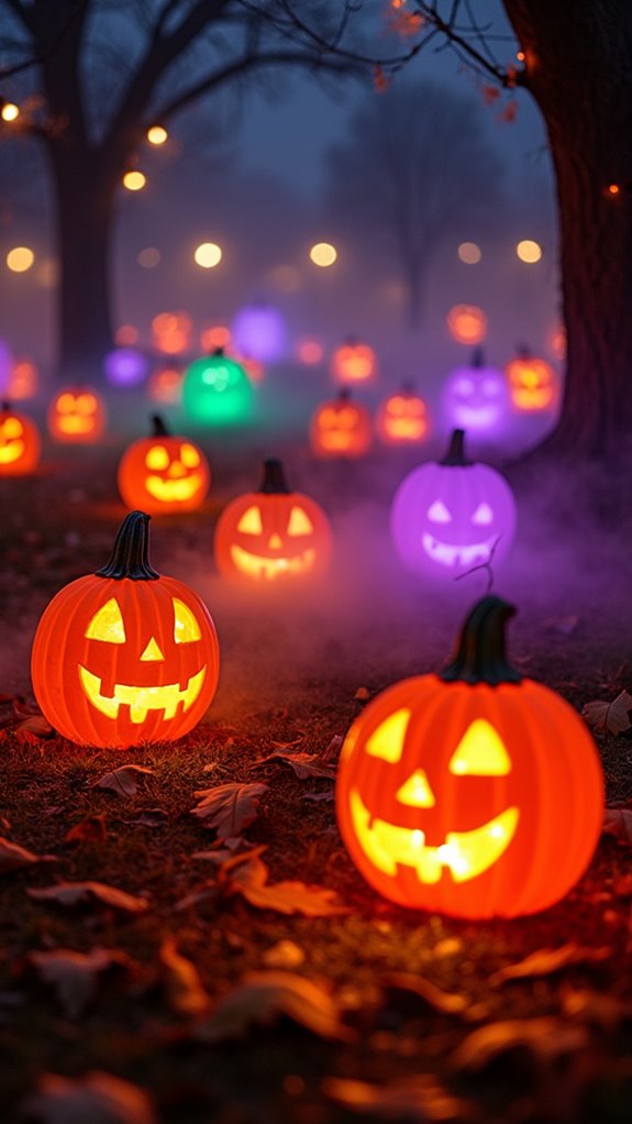 vibrant energy efficient halloween decor
