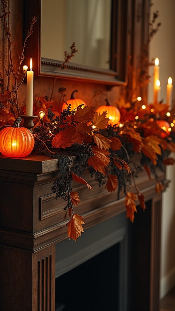 vintage halloween garland charm
