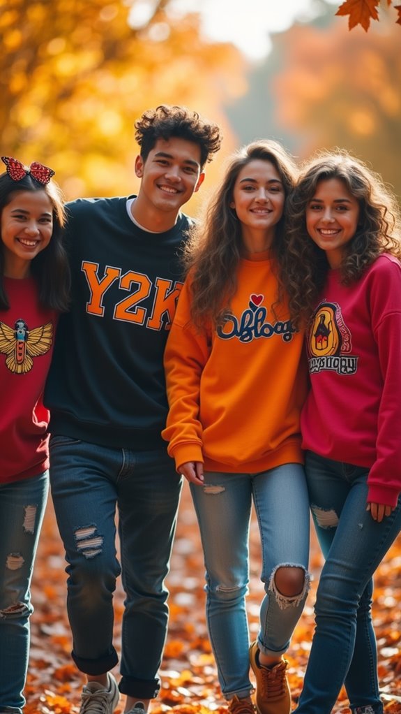 vintage sweatshirt halloween style