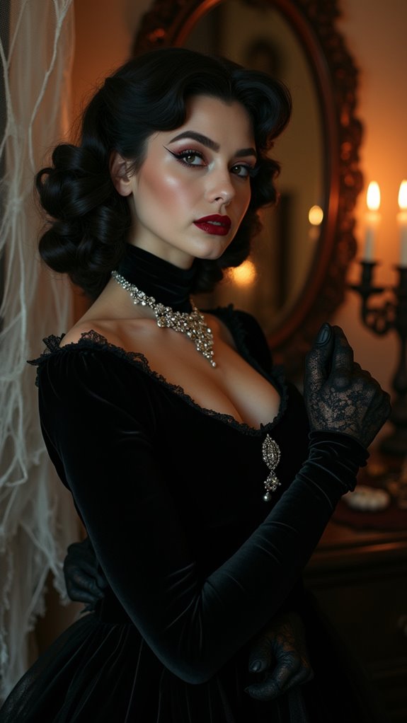 vintage vampire halloween elegance