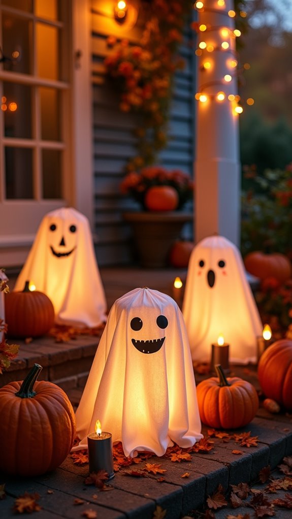 whimsical ghost lantern decorations