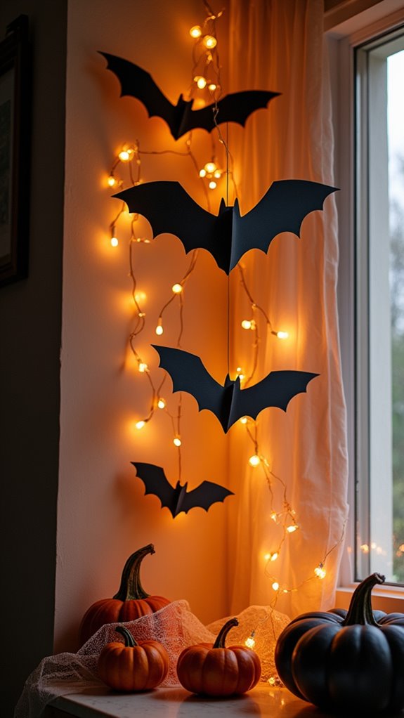 whimsical halloween bat decorations