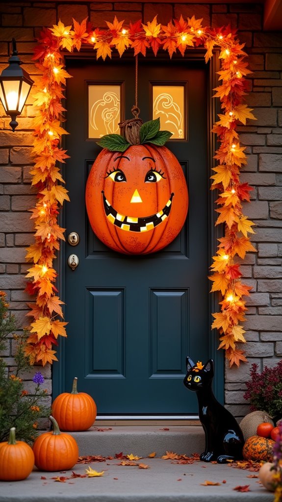 whimsical halloween door hangers