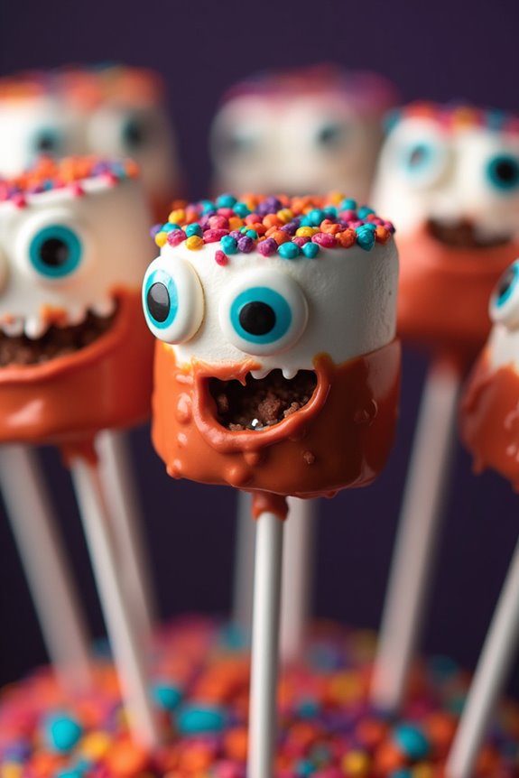 whimsical halloween marshmallow treats