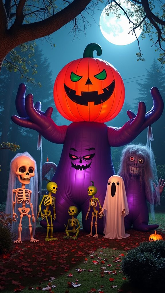 whimsical inflatable halloween decorations
