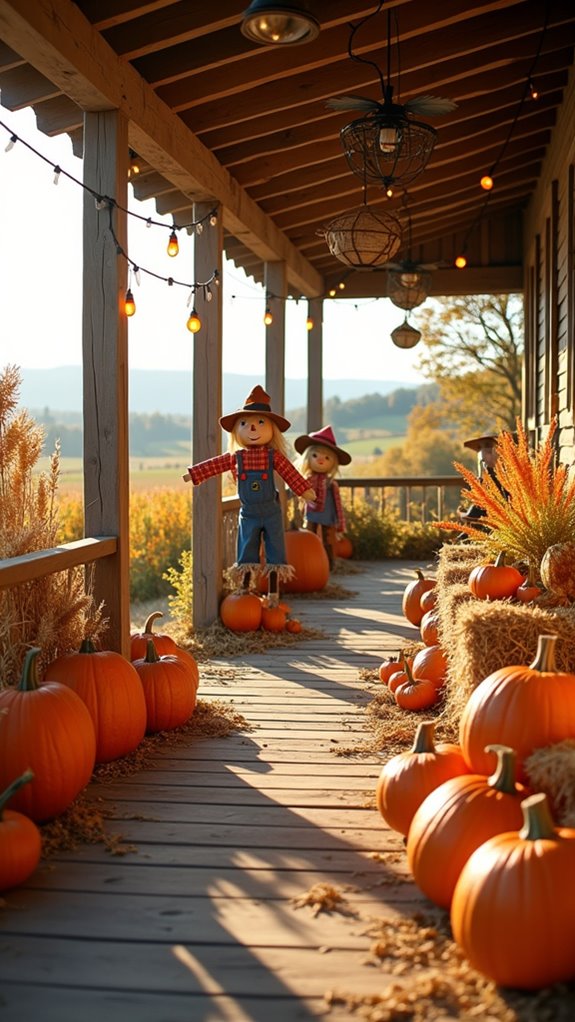 whimsical outdoor halloween decor