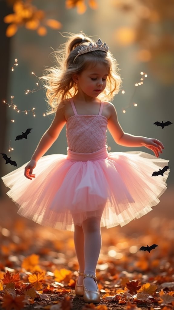 whimsical pink tutu costume